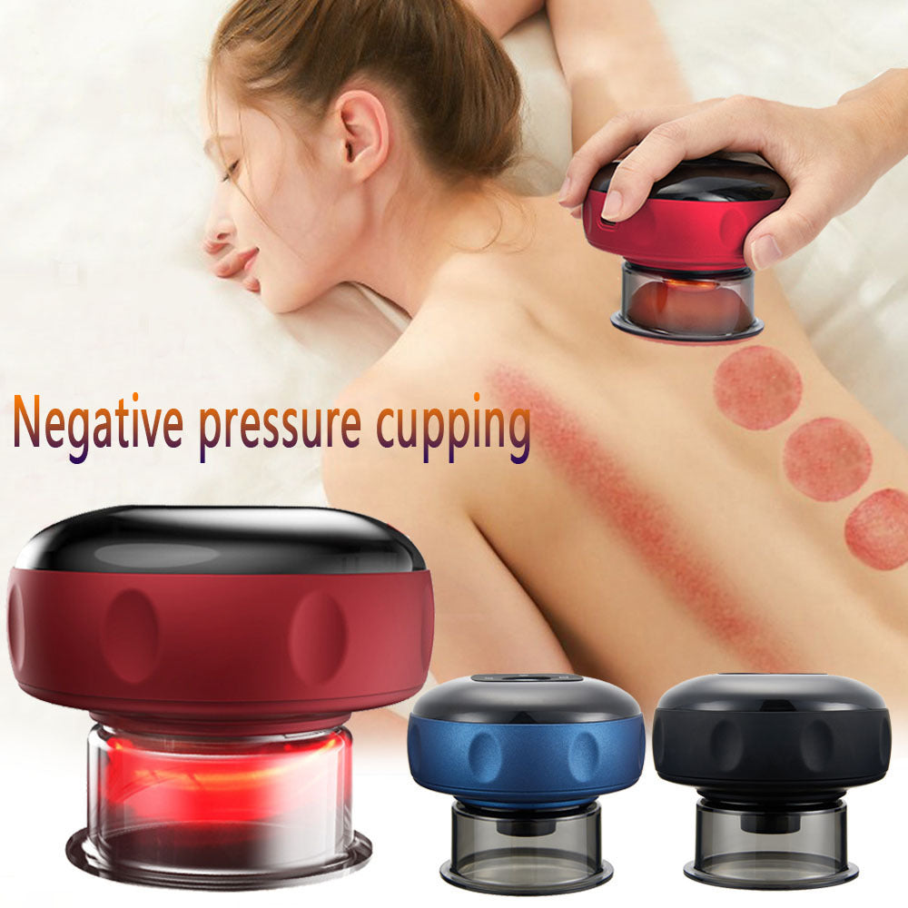 Electric Vacuum Cupping Massage Device – 3-in-1 Slimming Therapy Massager
