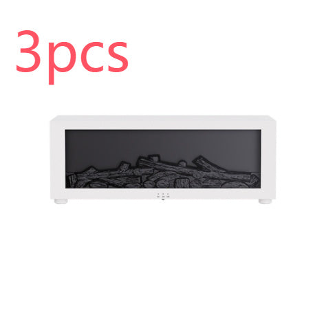 Flame Aromatherapy Diffuser โ 3D Fireplace Effect Humidifier with Colorful LED & Large Fog Output