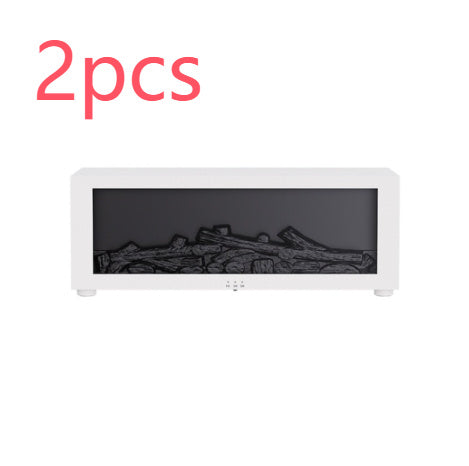 Flame Aromatherapy Diffuser โ 3D Fireplace Effect Humidifier with Colorful LED & Large Fog Output