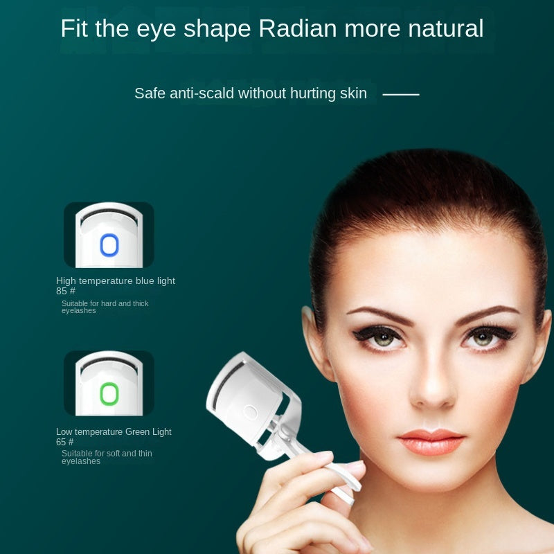 Portable Rechargeable Electric Heated Eyelash Curler – Long-Lasting Thermal Lash Curling Tool