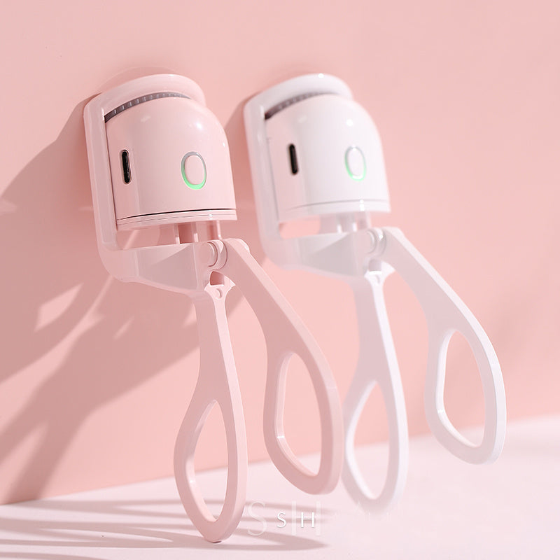 Portable Rechargeable Electric Heated Eyelash Curler – Long-Lasting Thermal Lash Curling Tool