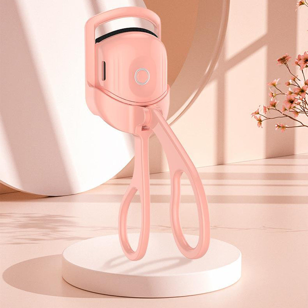Portable Rechargeable Electric Heated Eyelash Curler – Long-Lasting Thermal Lash Curling Tool