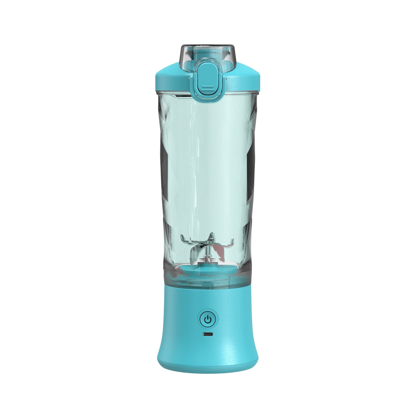 Portable Blender Juicer – Personal 600ml Mini Blender for Shakes & Smoothies with 6-Blade Stainless Steel, USB Type-C Rechargeable