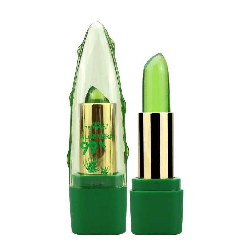 Aloe Vera Color Changing Lipstick โ Moisturizing Gloss & Lip Balm for Dry, Chapped Lips
