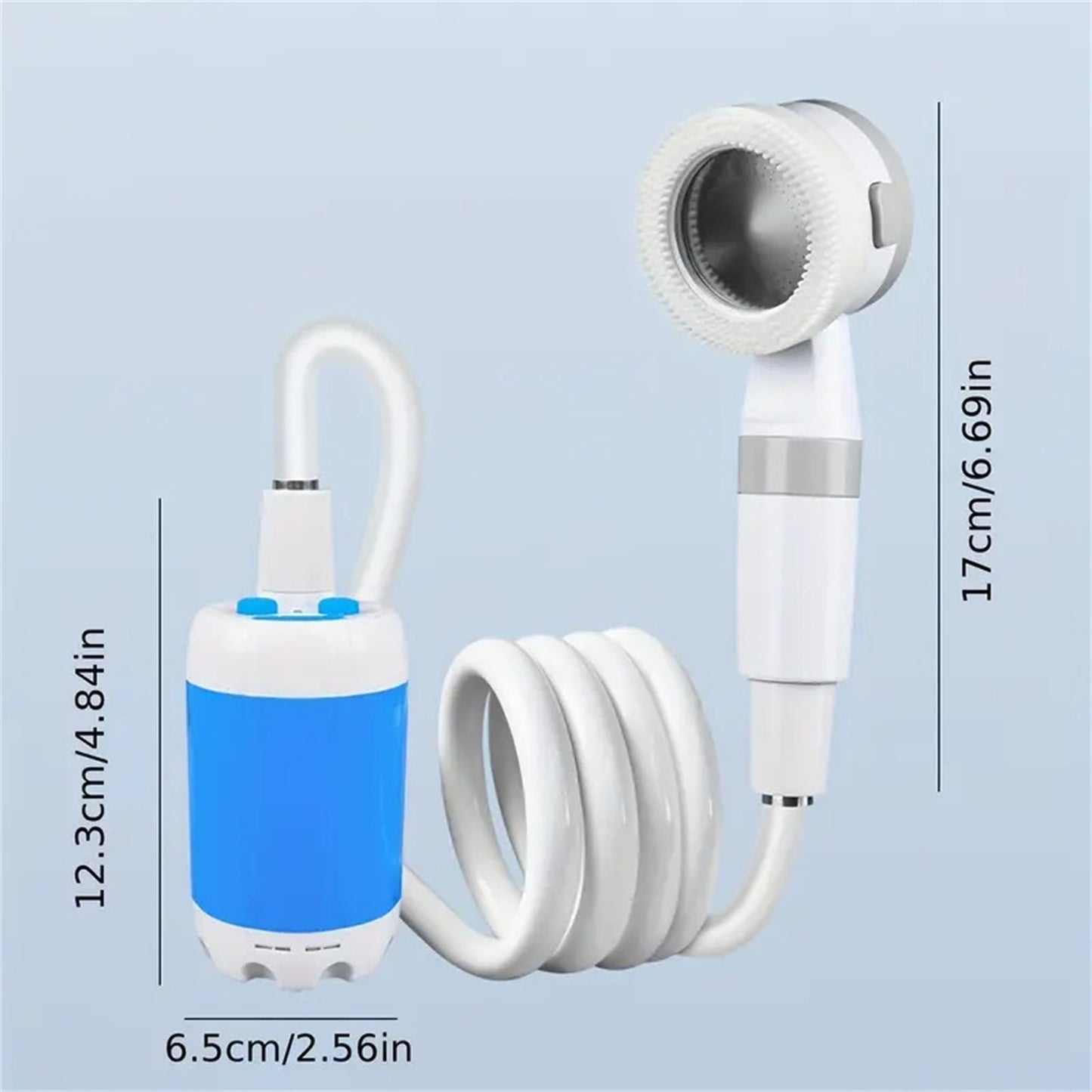 Portable Outdoor Camping Shower – Rechargeable 5000mAh Electric Shower with Adjustable Spray for Travel & Hiking