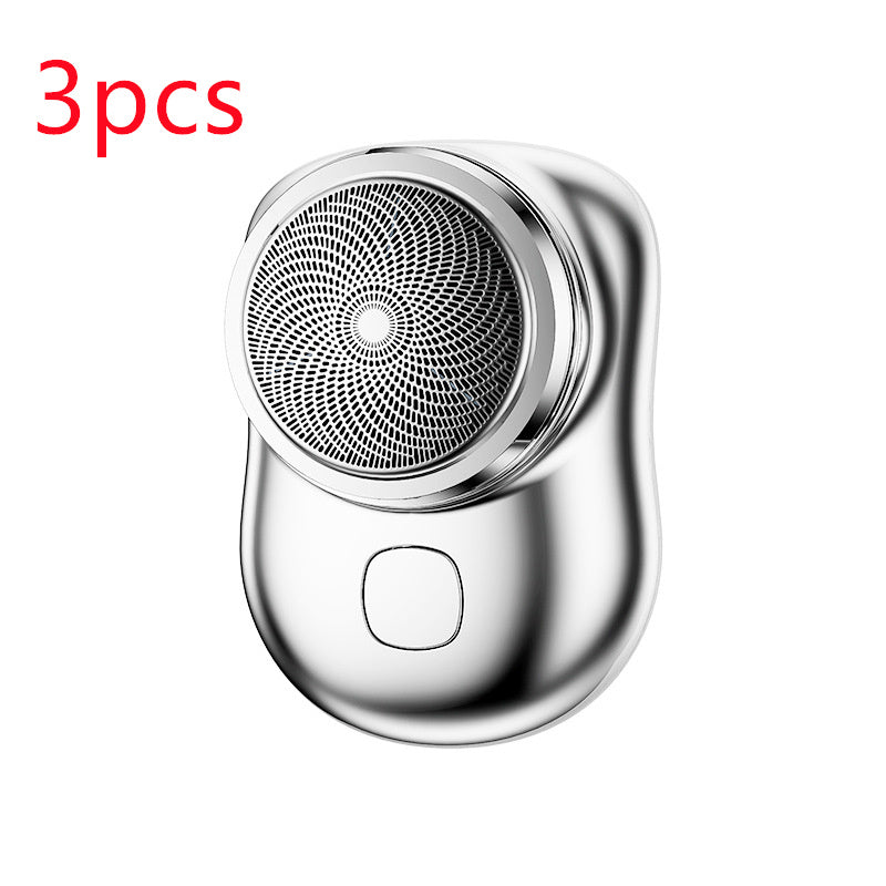 Portable Mini Electric Face Shaver – Cordless USB Rechargeable Razor for Men, Wet & Dry Use