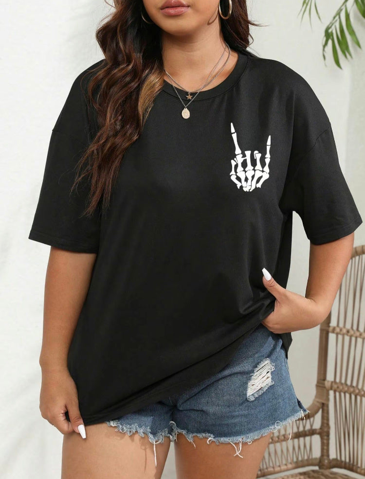 "On My Husband's Last Nerve" Oversized T-Shirt – Funny Wife Life Graphic Tee, Casual Short Sleeve Top