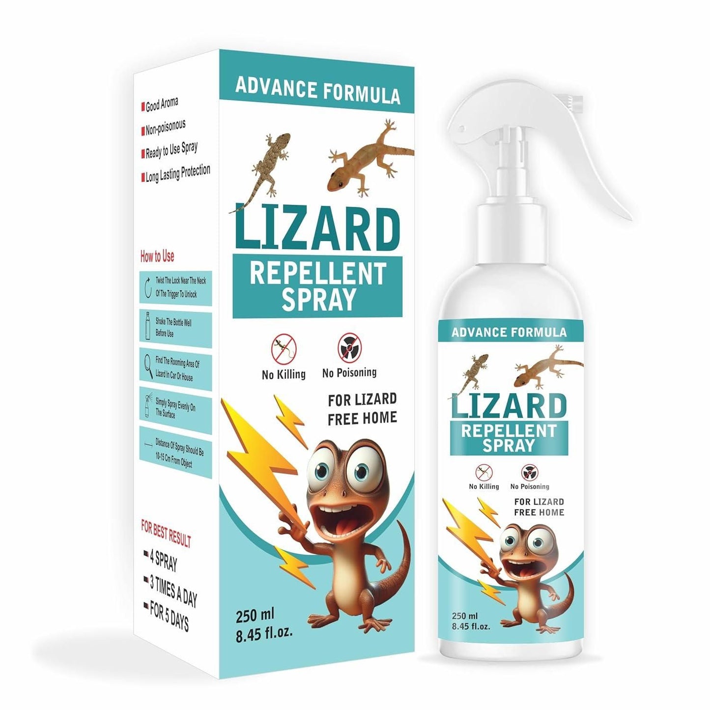 Lizard Repellent Spray for Home – Cedarwood Scented Pest Control (250 ML)