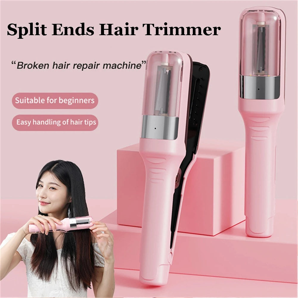 Hair Ends Trimmer Split End Remover – Cordless Hair Cutting Machine for Damaged Hair
