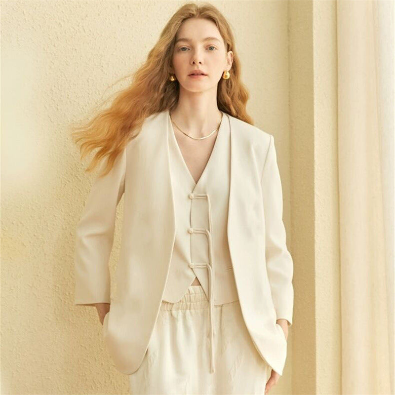 British Style Small Suit Fried Street Top For Women