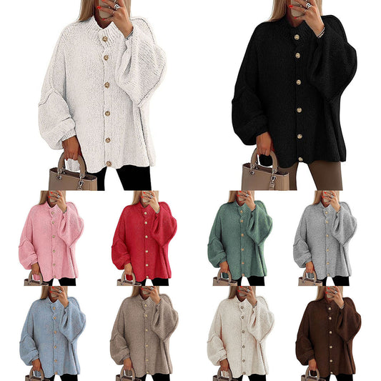 Autumn And Winter College Style Lazy Knitted Women's