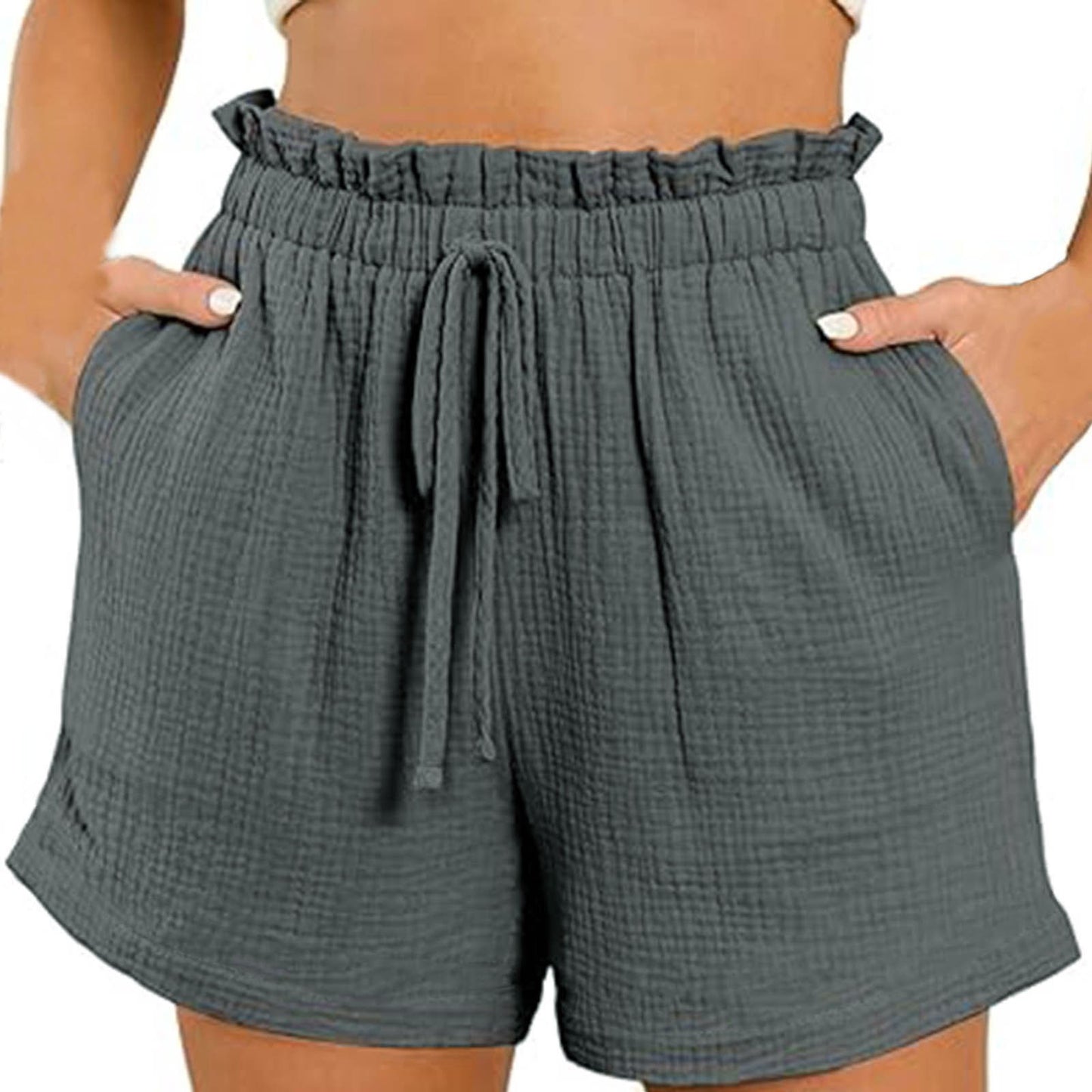 Woen's Summer Cotton Shorts – Lightweight, Breathable Casual Wear