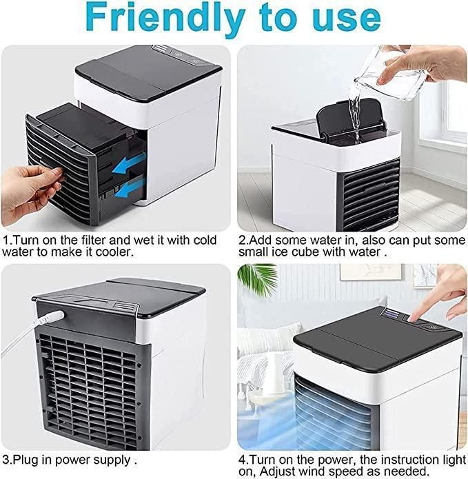 Mini Air Conditioner Air Cooler – Compact Personal Air Cooling Device (Multicolor)