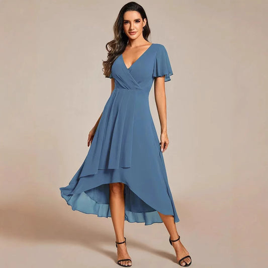 Women's A-Line Mid-Length Dress – Stylish & Comfortable
