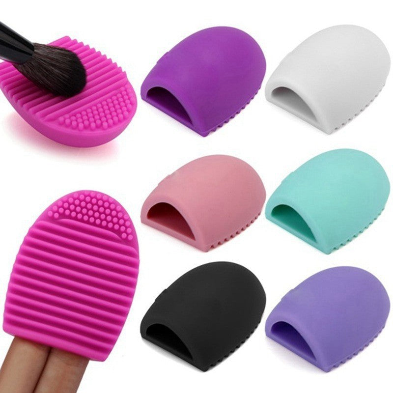 Silicone Brush Cleaning Egg – Lightweight Scrubber for Makeup Tools