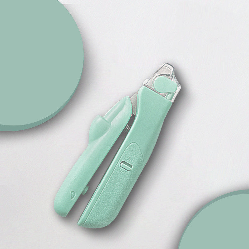 LED Pet Nail Clippers – Stainless Steel Cat & Dog Nail Scissors for Small Pets