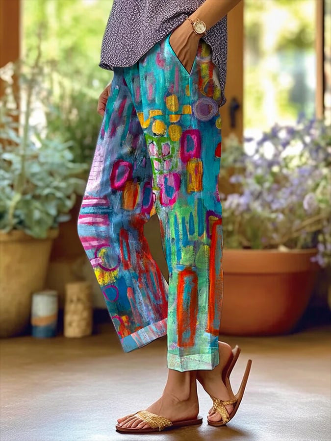 3D Digital Printing Women's Casual Pants