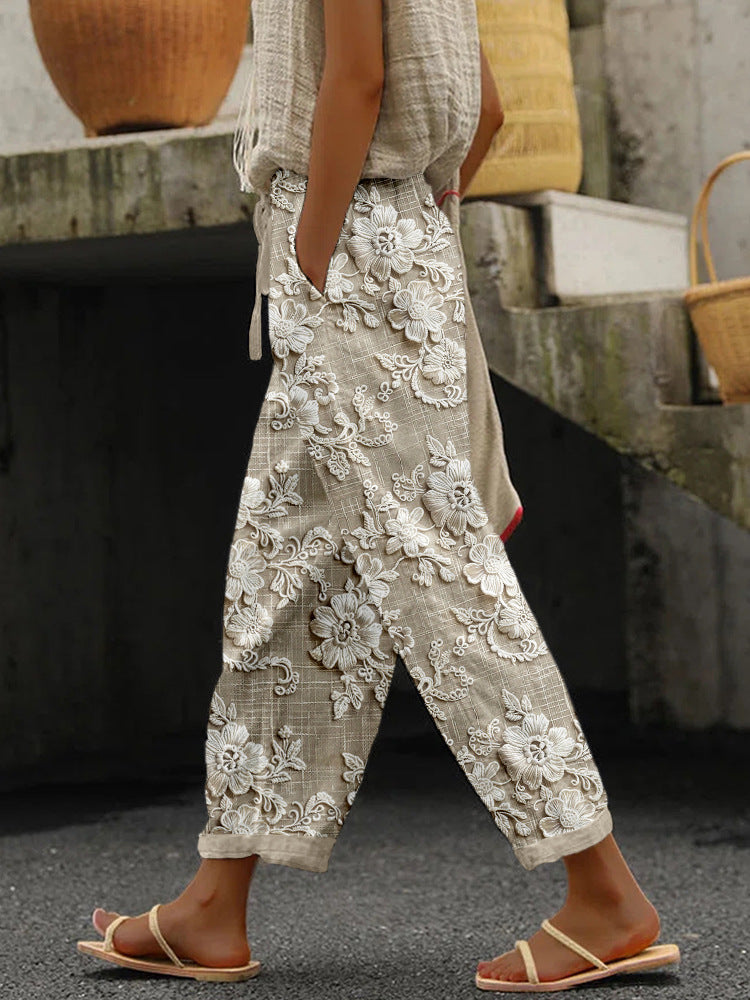 3D Digital Printing Women's Casual Pants