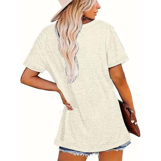 Women's Casual MOM3 Graphic T-Shirt – Soft Round Neck Short Sleeve Tee