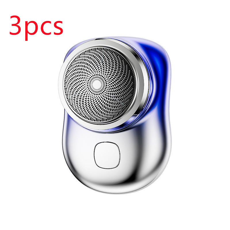 Portable Mini Electric Face Shaver – Cordless USB Rechargeable Razor for Men, Wet & Dry Use