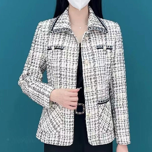 High-end All-match Temperament Western Style Oversized Short Women's Coat