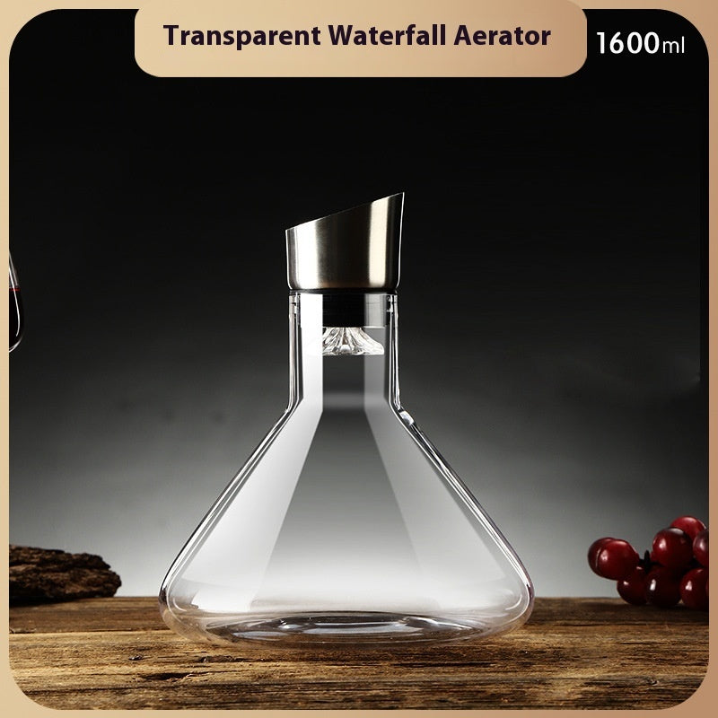 Transparent Iceberg Wine Dispenser – Quick Decanter with Waterfall Pouring Effect