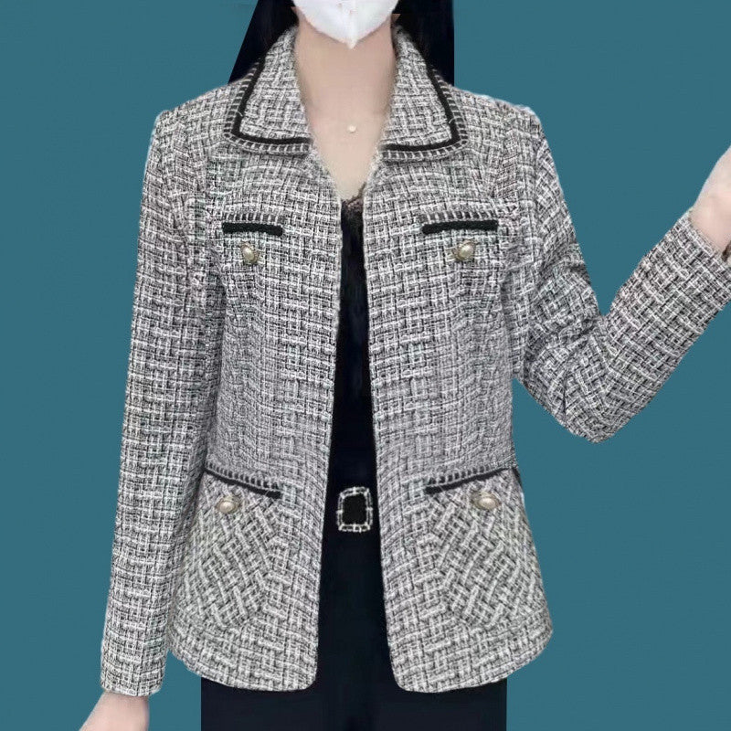 High-end All-match Temperament Western Style Oversized Short Women's Coat