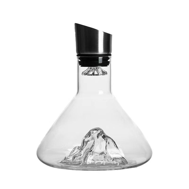 Transparent Iceberg Wine Dispenser – Quick Decanter with Waterfall Pouring Effect