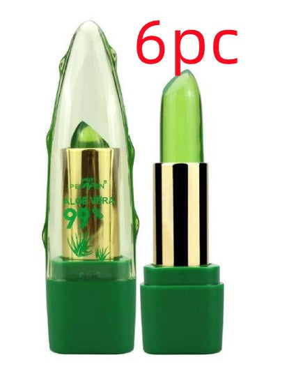 Aloe Vera Color Changing Lipstick โ Moisturizing Gloss & Lip Balm for Dry, Chapped Lips