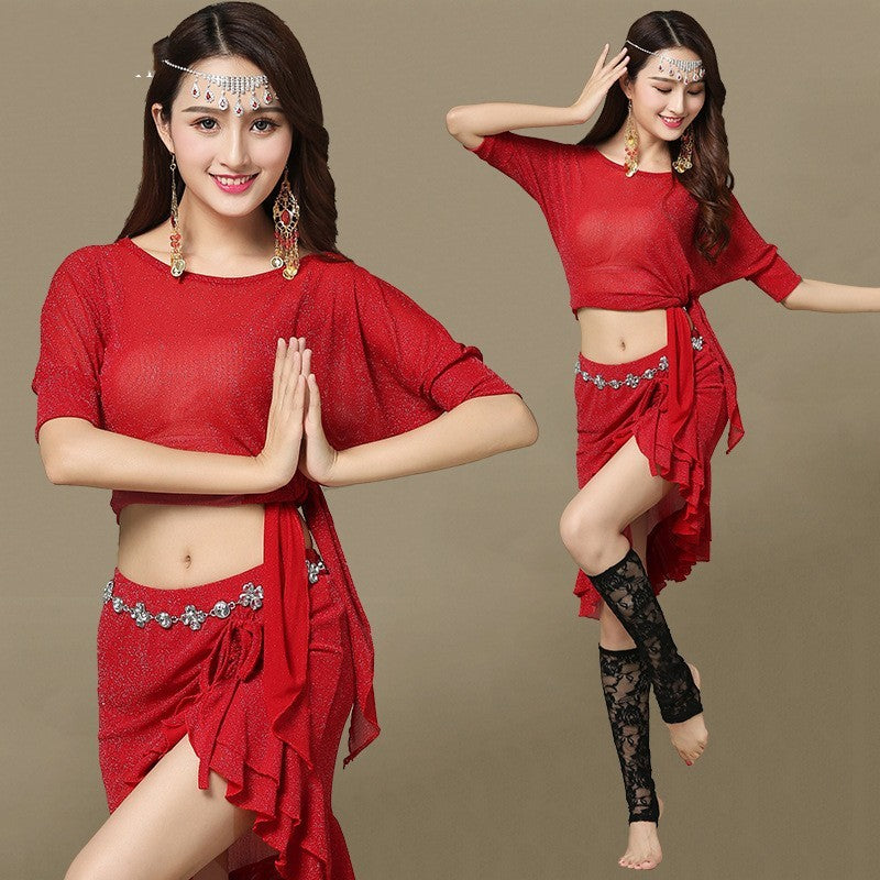 Belly Dance Sexy Mesh Dancing Dress