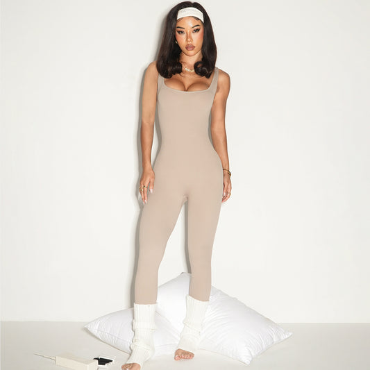 Women’s Waist Slimming & Hip Lifting Sports Fitness Jumpsuit