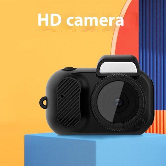Retro Mini Camera with Screen – 1080P HD Portable Indoor/Outdoor Video Camera