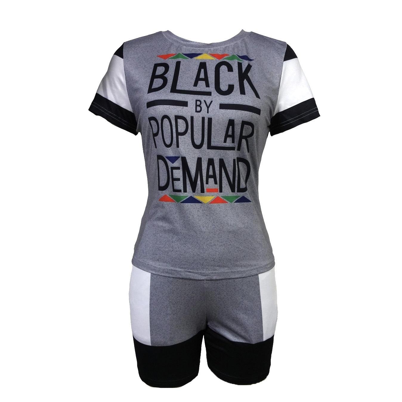 Women's Short Sleeved T-shirt Shorts Fashion Casual Sports Suit