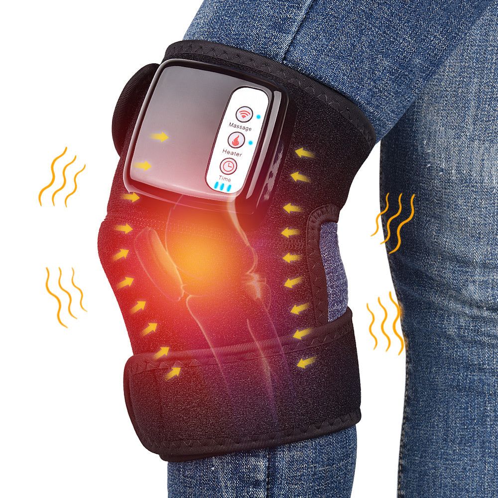 Electric Infrared Heating Knee & Elbow Massager – Vibration Therapy Wrap for Joint Support & Pain Relief