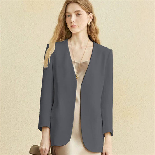 Women's British Style Blazer Jacket – Trendy Streetwear-Inspired Suit Top