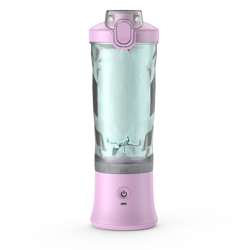 Portable Blender Juicer – Personal 600ml Mini Blender for Shakes & Smoothies with 6-Blade Stainless Steel, USB Type-C Rechargeable