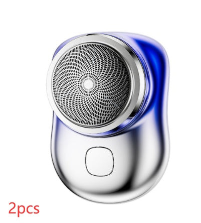 Portable Mini Electric Face Shaver – Cordless USB Rechargeable Razor for Men, Wet & Dry Use