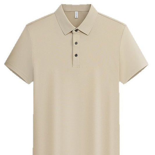 Unisex Short Sleeve Work Shirt – Custom Lapel Uniform with Company Logo Embroidery for Team & Group Wear