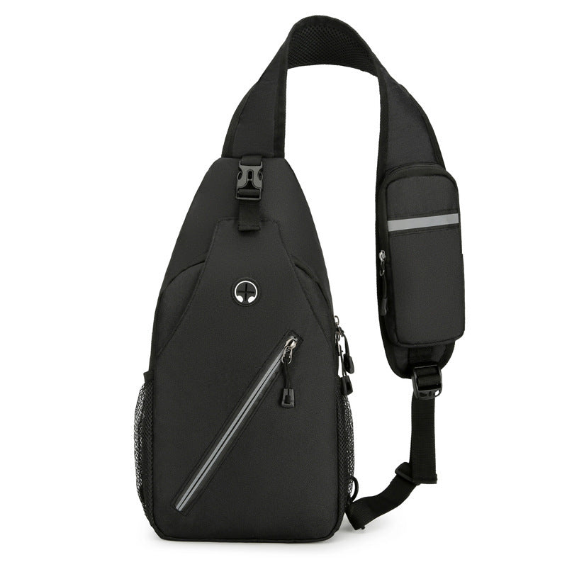 Multifunctional Men’s Canvas Crossbody Bag – Durable Shoulder Chest Messenger Bag