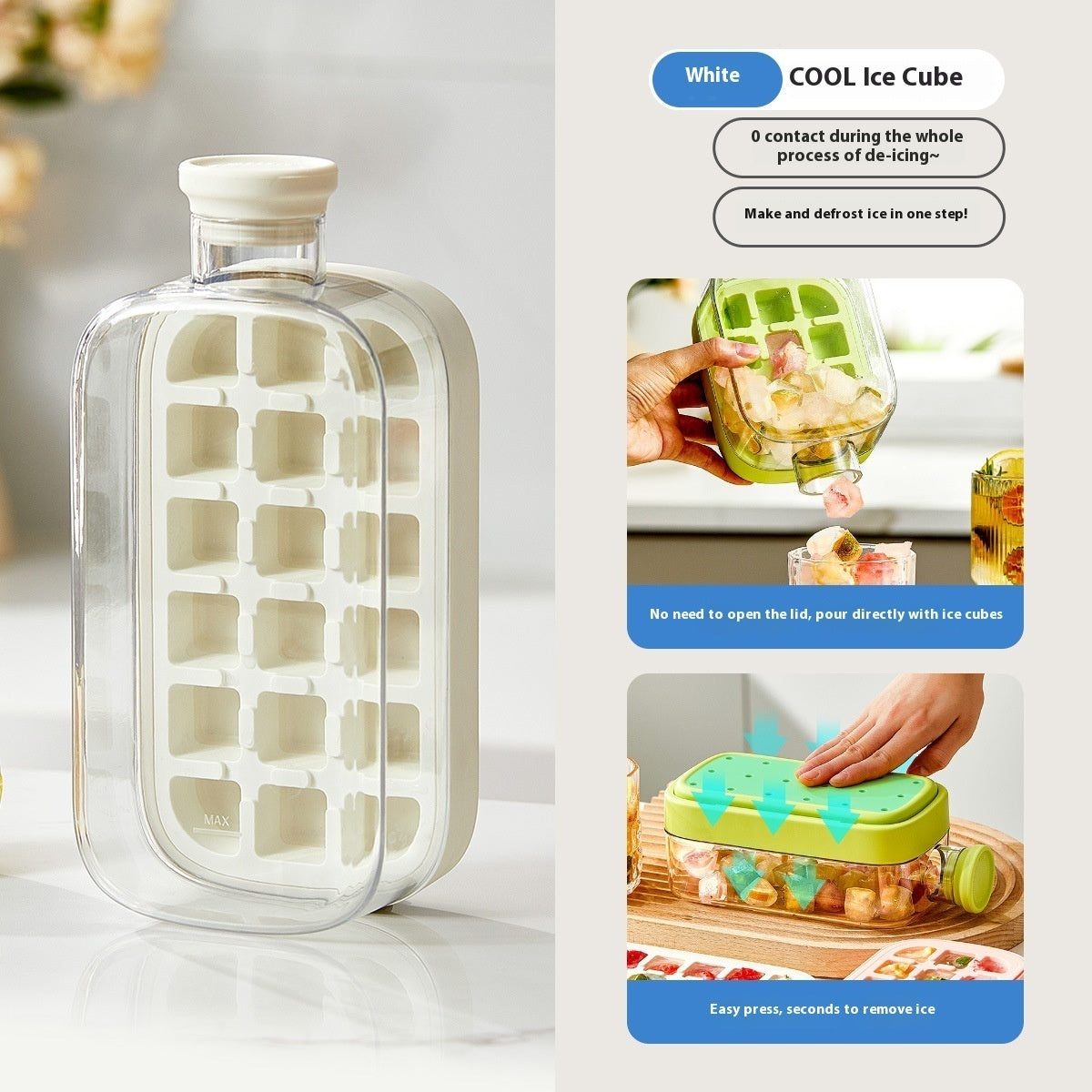 One-Click Molding Cooling Cup – Instant Chill, Stylish Sip!