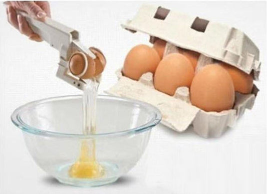 Egg Cracker & Separator – Easy Egg Shell Opener Tool | Kitchen Essentials