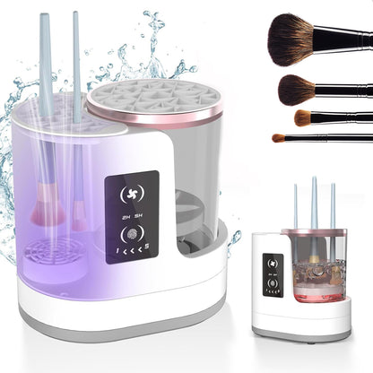 Automatic Makeup Brush Cleaner – Rechargeable Electric Cleaning & Drying Stand