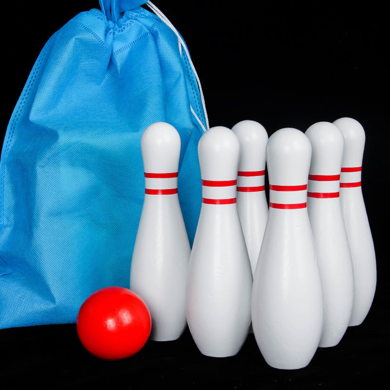 Mini Wooden Bowling Game Set for Kids – Fun Indoor Toy by Xinmiao (Ages 3+)