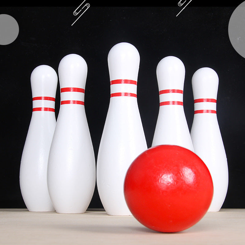 Mini Wooden Bowling Game Set for Kids – Fun Indoor Toy by Xinmiao (Ages 3+)