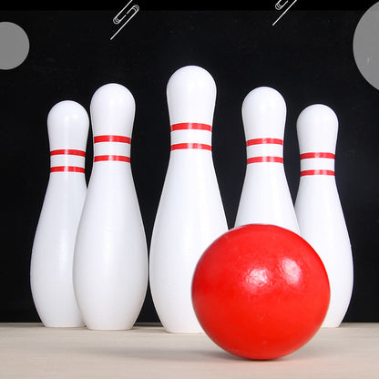 Mini Wooden Bowling Game Set for Kids – Fun Indoor Toy by Xinmiao (Ages 3+)