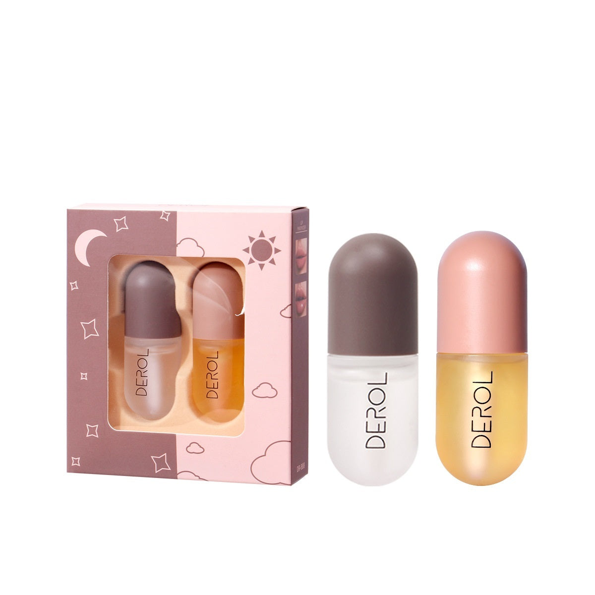 Day & Night Instant Volume Lip Plumper Oil – Clear, Long-Lasting Nourishment & Fine Line Repair | Lip Care & Beauty Oil