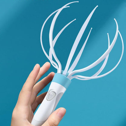 Electric Head Massager – 8-Claw Scalp Vibration Massage Tool for Relaxation & Body Care