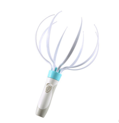 Electric Head Massager – 8-Claw Scalp Vibration Massage Tool for Relaxation & Body Care
