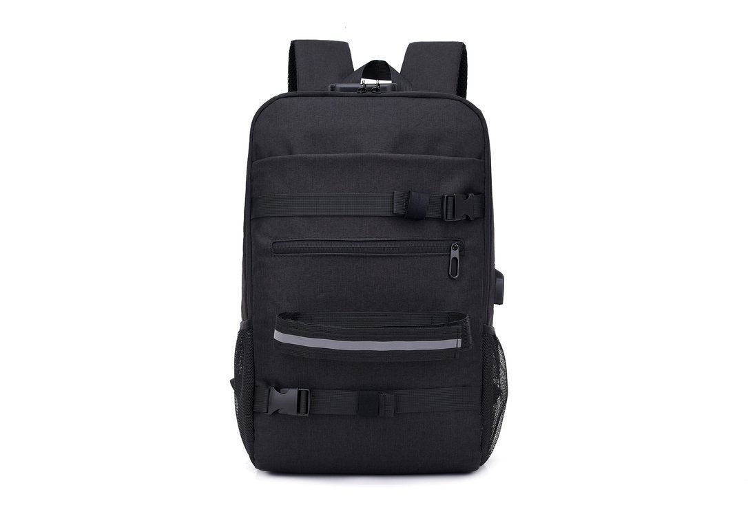 Korean Skateboard Bag – Multi-Function Travel Backpack, Student School & Laptop Bag
