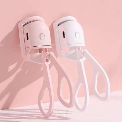 Portable Rechargeable Electric Heated Eyelash Curler – Long-Lasting Thermal Lash Curling Tool